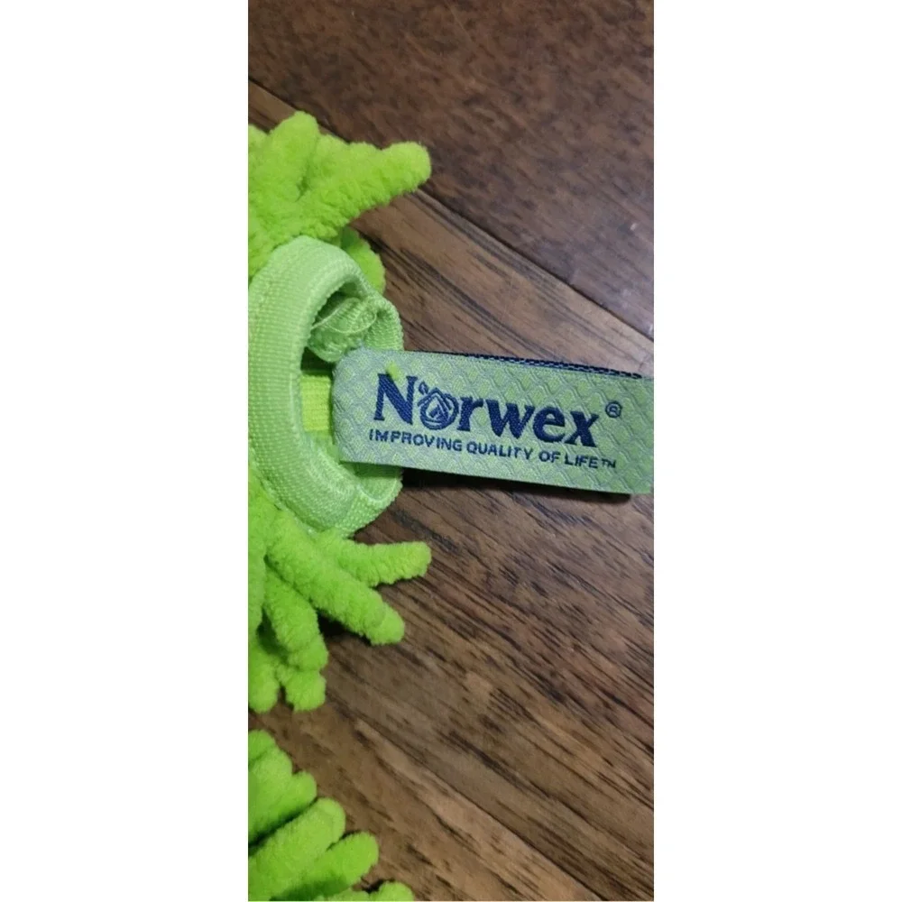 New Norwex Large Wand Replacement (Green) Sleeve Chenille